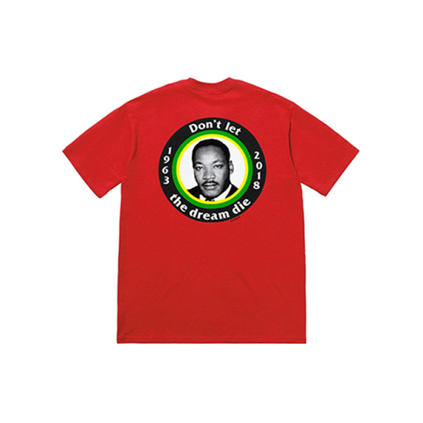 Supreme SS18 MLK Dream Tee Red T