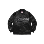 Supreme FW21 Week 10 x Mitchell & Ness Sequin Logo Varsity Jacket