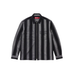 Supreme FW23 FW23 WEEK13 STRIPE FLANNEL ZIP UP SHIRT