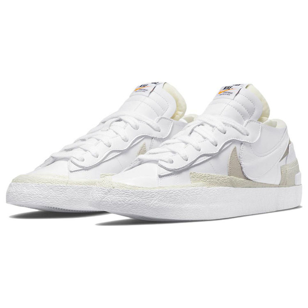 Sacai x Nike Blazer "White Patent Leather"