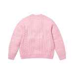 Supreme FW23 WEEK15 APPLIQUÉ CABLE KNIT SWEATER