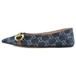GUCCI Ballet Flat With Horsebit GG