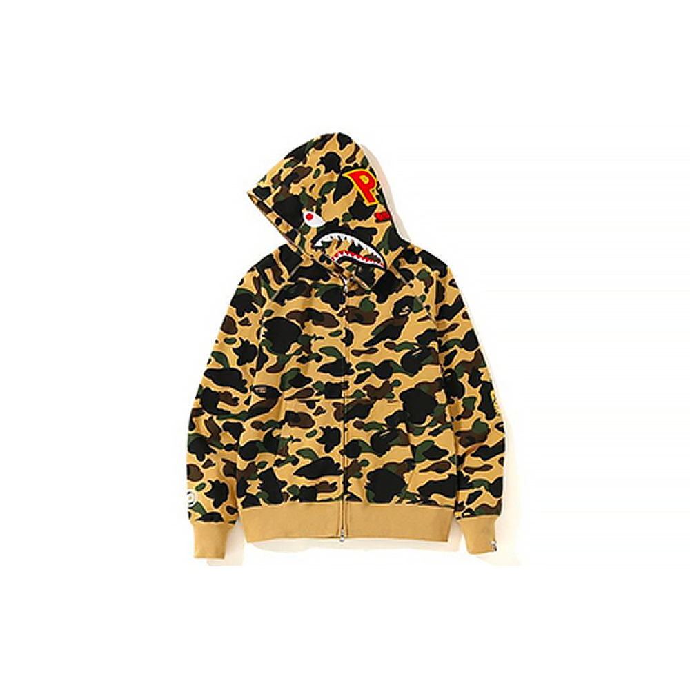 A BATHING APE 1ST Camo Shark Full Zip Hoodie