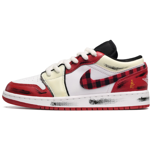 【 】 Jordan Air Jordan 1 Low Bred Toe