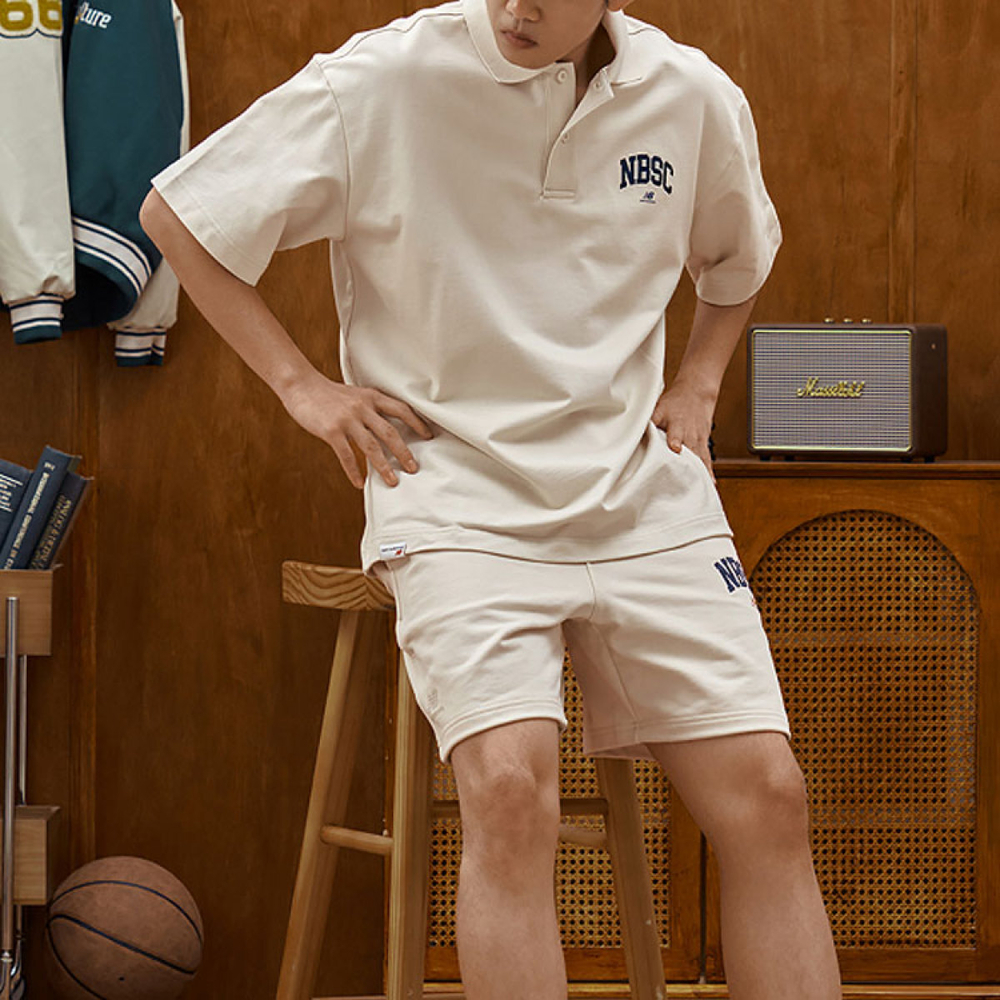 New Balance logo Polo