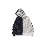A BATHING APE x neighborhood camo shark full zip hoodie