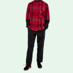 OFF-WHITE FW19 Jersey Sleeve Shirt Logo