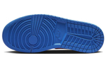 Jordan Air Jordan 1 "Sport Blue" leather shock absorption, non-slip, wear-resistant, low-cut retro basketball shoes women's blue and white
