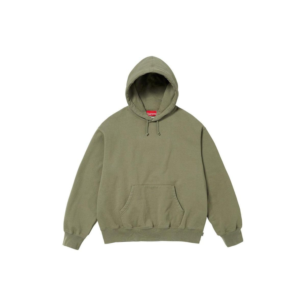 Supreme FW23 WEEK8 SATIN APPLIQUÉ HOODED SWEATSHIRT Logo