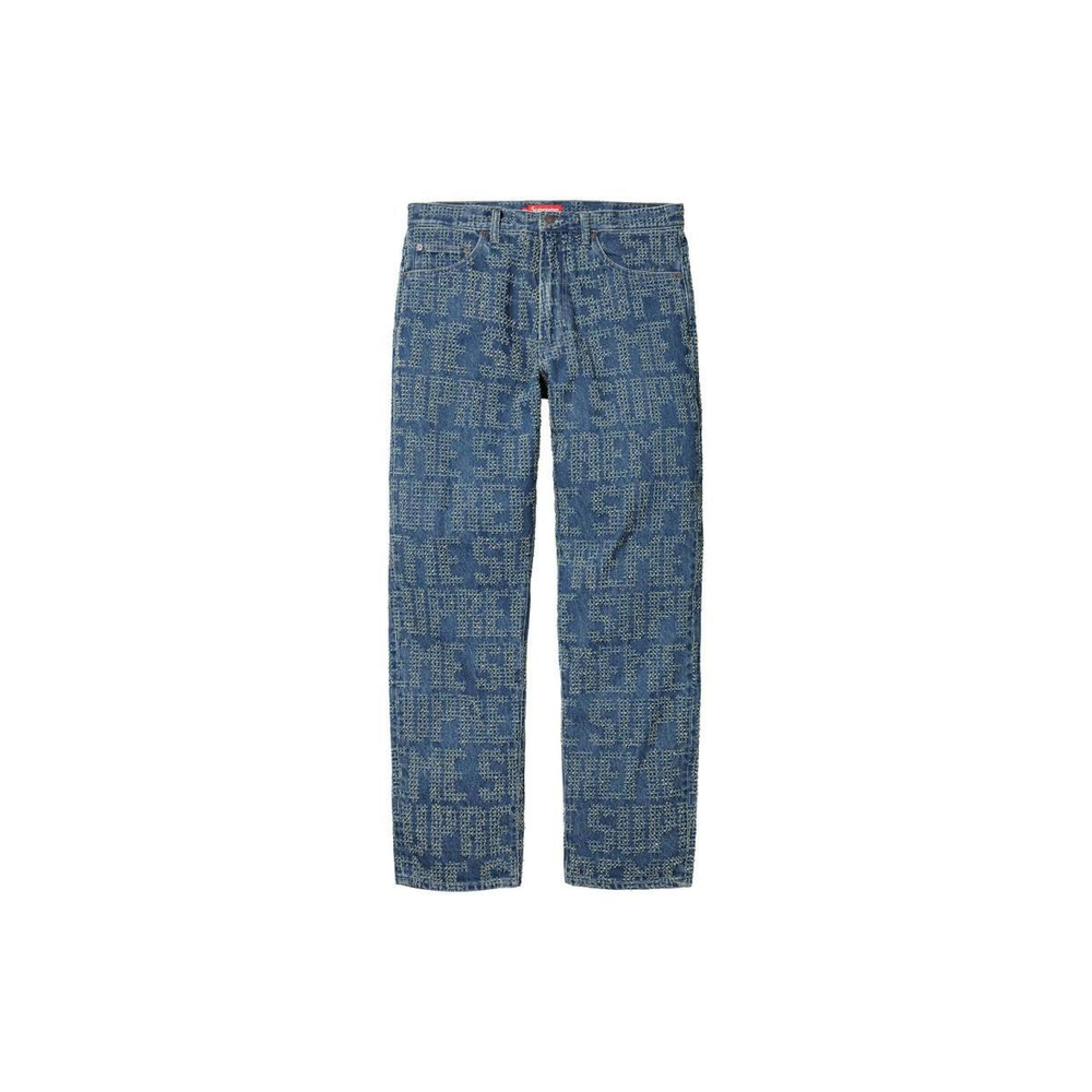 Supreme FW23 WEEK4 NEEDLE PUNCH REGULAR JEAN