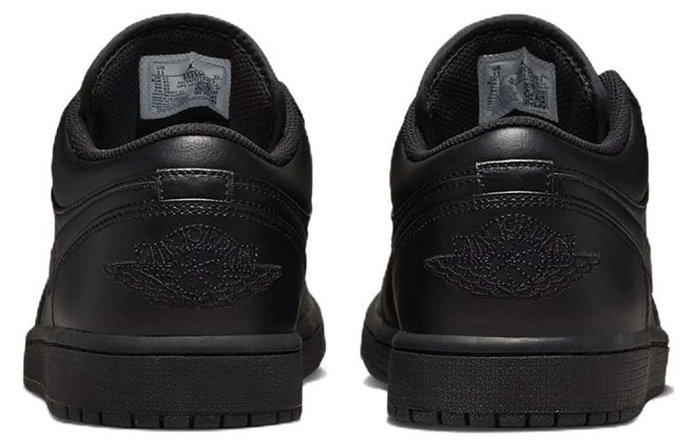 Jordan Air Jordan 1 Low "Triple Black" Vintage Basketball Shoes Men's Black