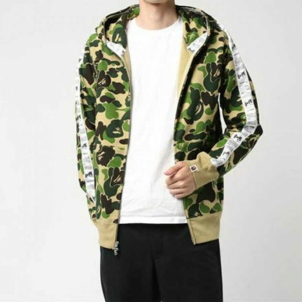 A BATHING APE Bape Abc Sta Tape Full Zip Hoodie