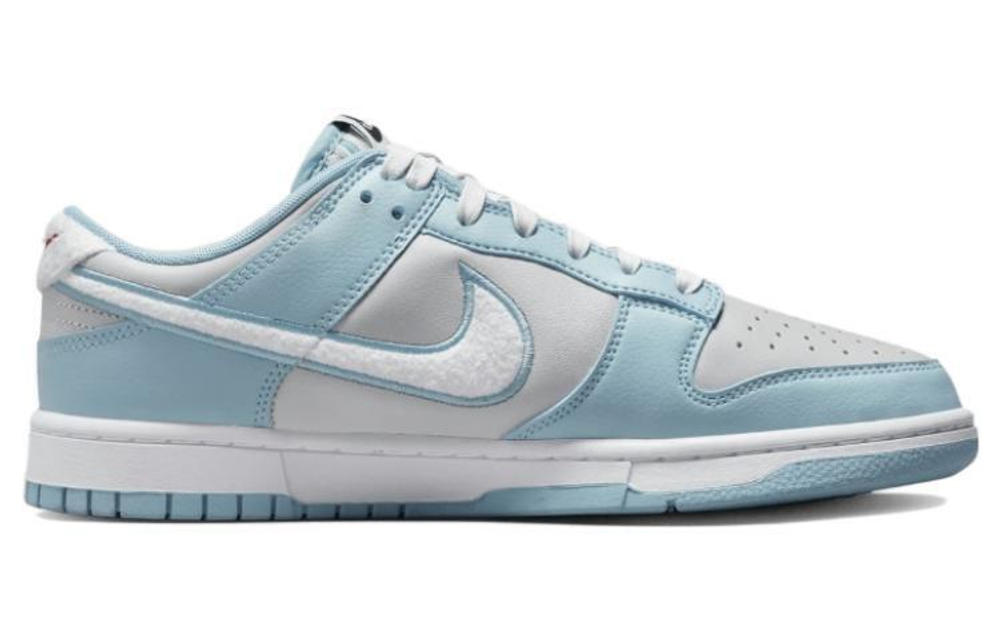 Nike Dunk Low Fashion Leisure Anti-slip Shock Absorption Wear-Resistant Low Panel Shoes Blue Grey