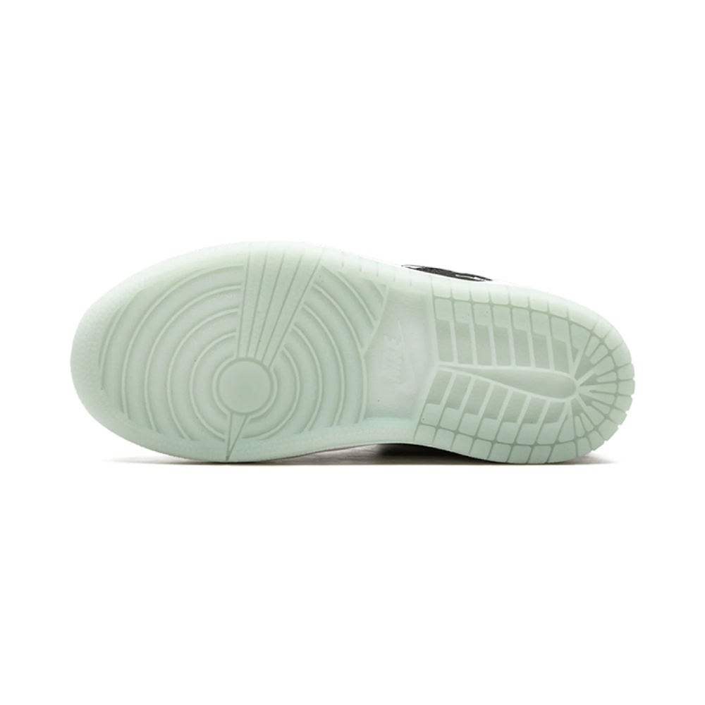 BP Air Jordan 1 Mid White Black Teal Tint