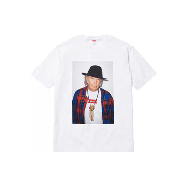 Supreme SS15 Neil Young White T