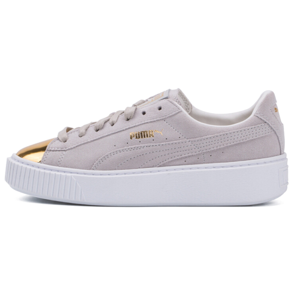 PUMA Suede Platform Gold