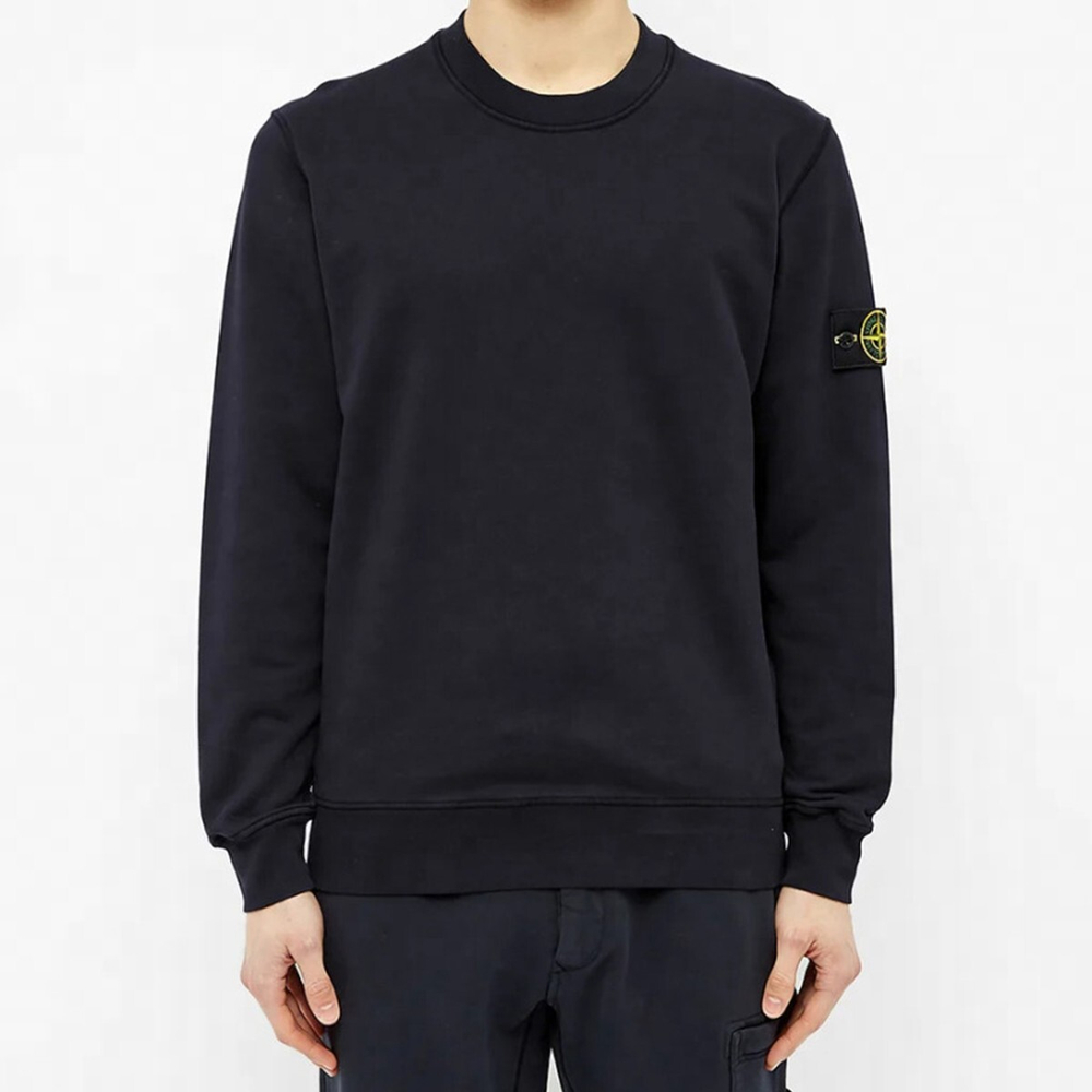 STONE ISLAND Garment Dyed Crew Sweat