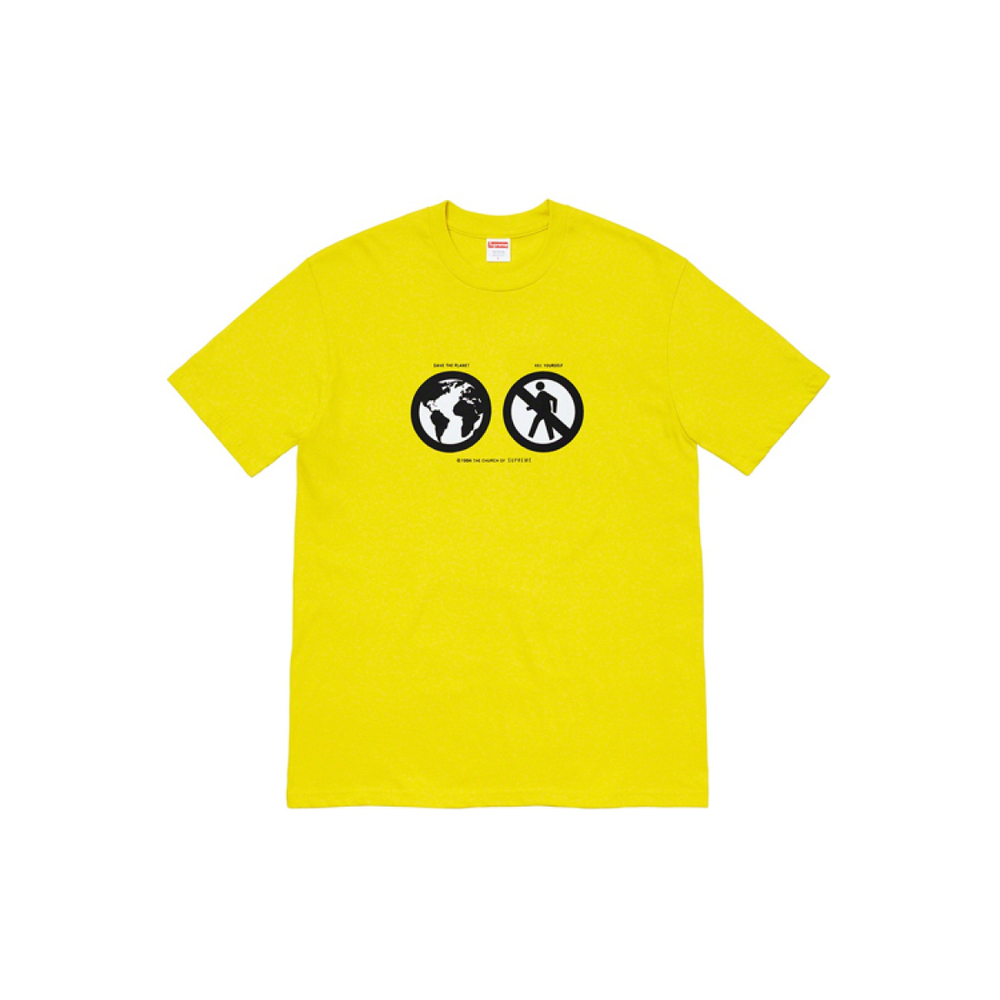Supreme FW19 Week 1 Save The Planet Tee Sulfer T