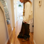 Drew House FW22 Sherman Boxy Crewneck - Sherman Off-white