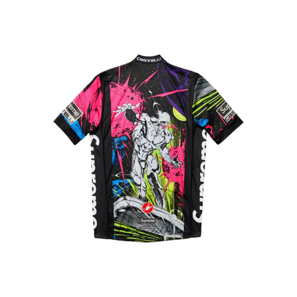 Supreme SS22 Week 14 x Castelli Silver Surfer Cycling Jersey T