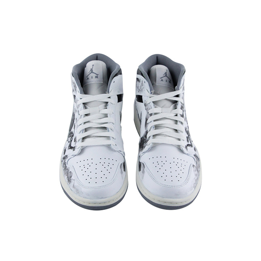 【 】 Jordan Air Jordan 1 Mid Vintage Grey