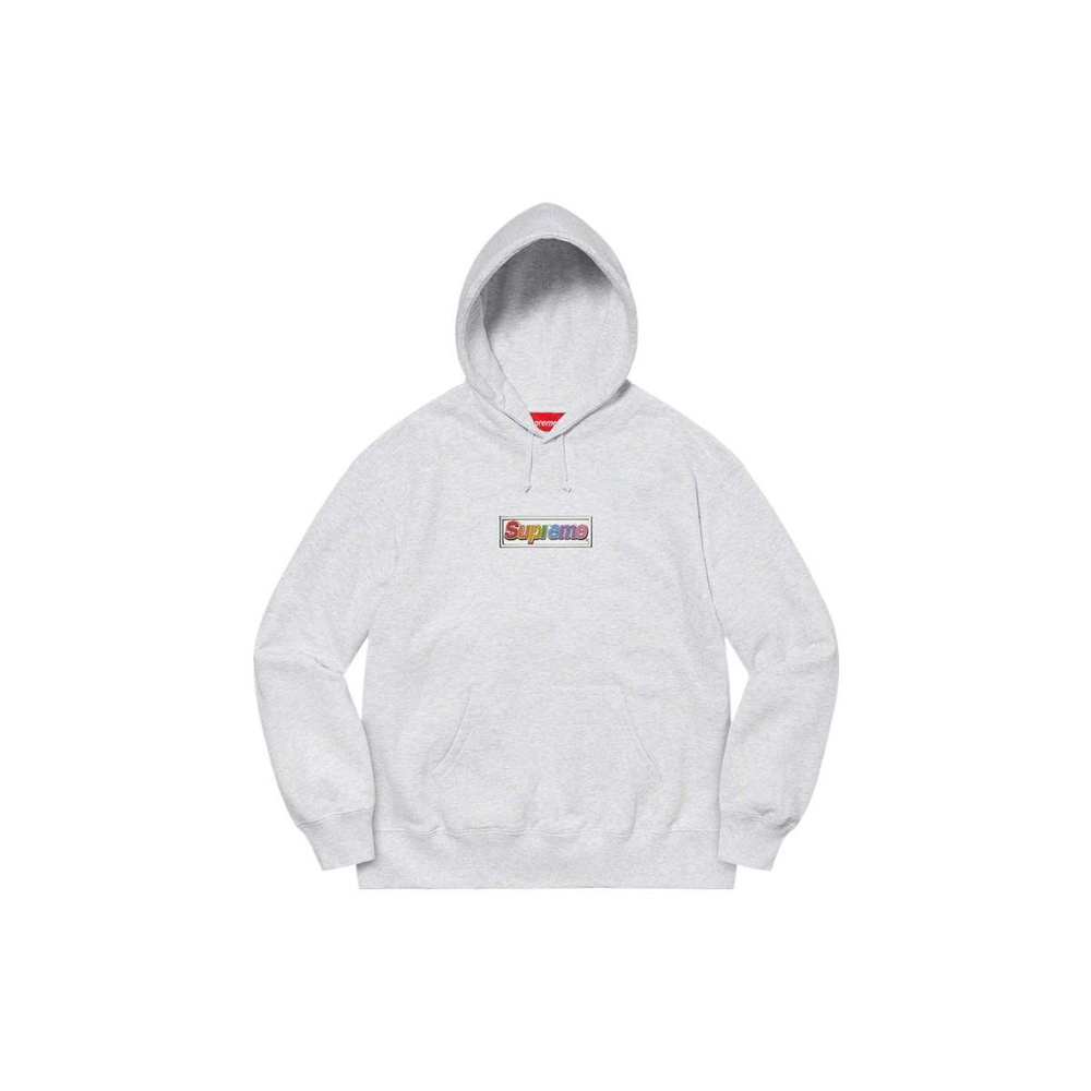 Supreme SS22 Week 1 Bling Box Logo Hooded Sweatshirt Logo