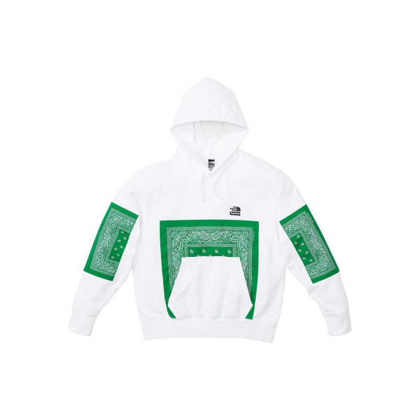 Supreme SS22 Week 16 x The North Face TNF Bandana Hooded Sweatshirt