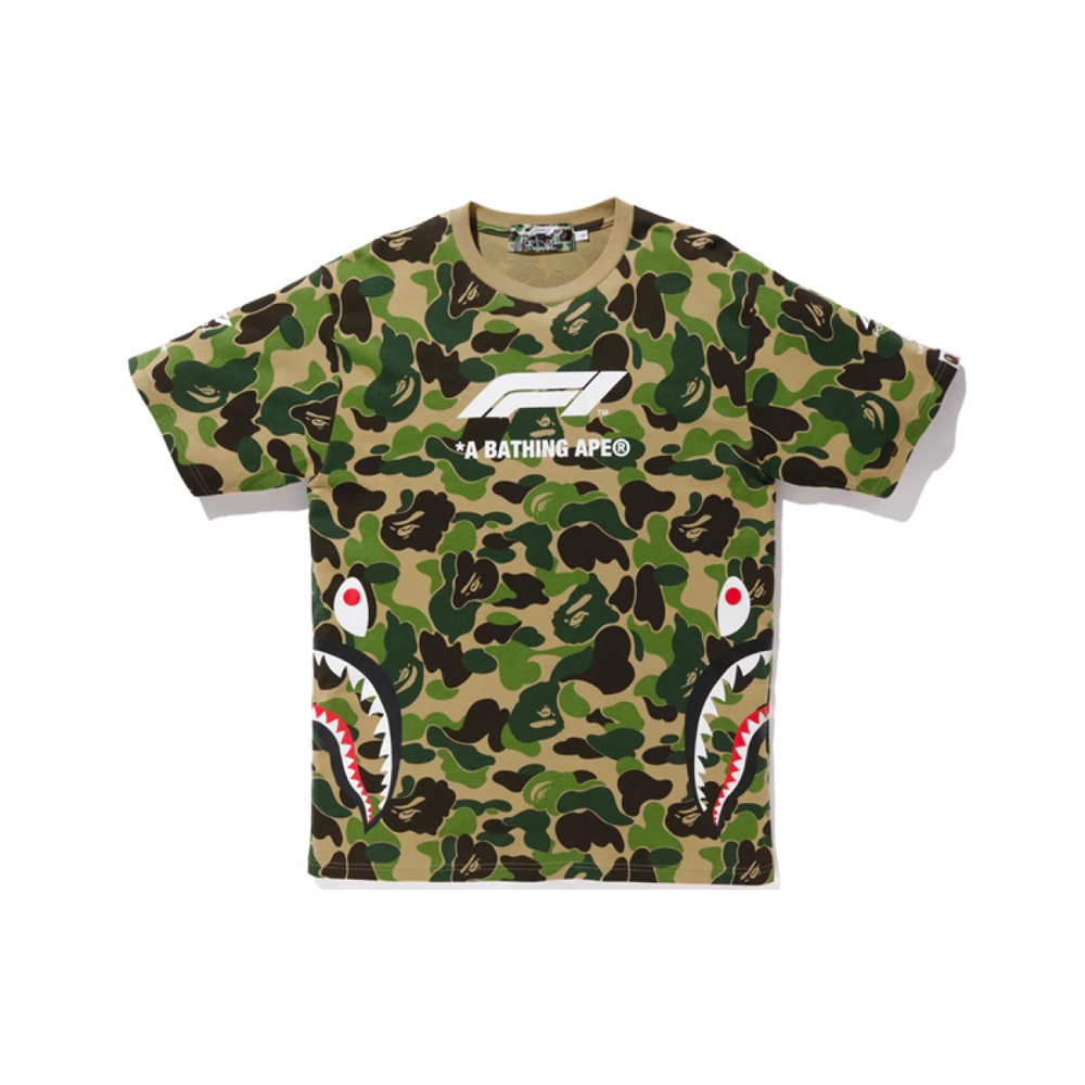 A BATHING APE BAPE x FORMULA 1 Shark tee T