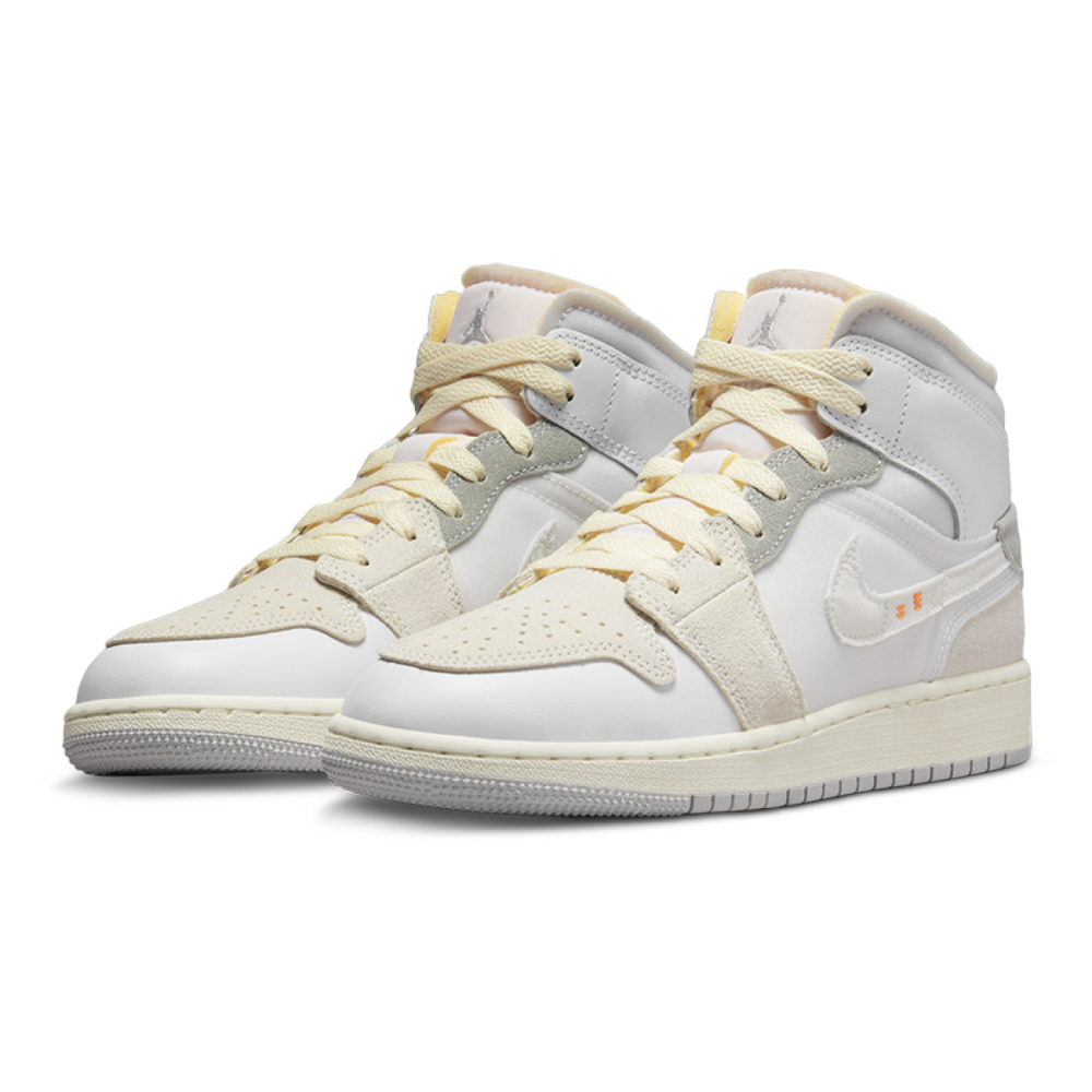 Jordan Air Jordan 1 Mid SE Craft "White and Phantom"