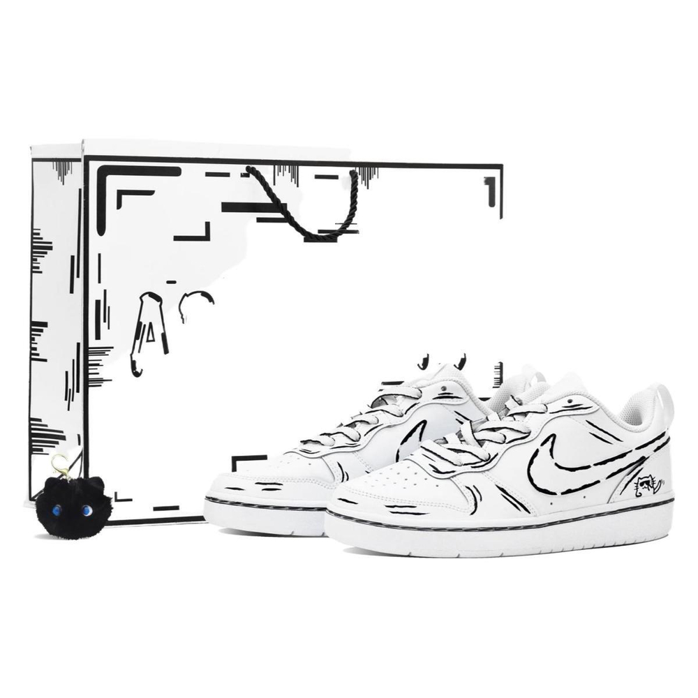 【 】 Nike Court Borough 2 ABLOODINGABLOODING GS