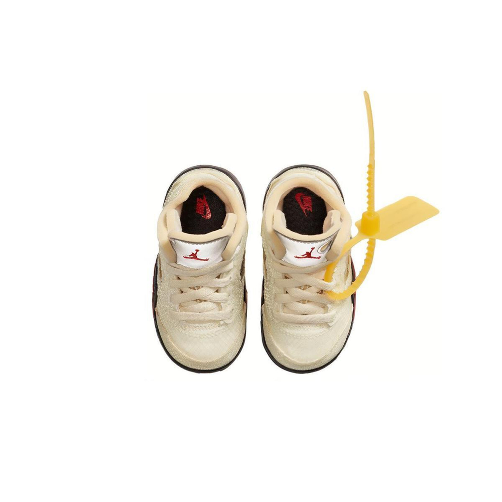 1-OFF-WHITE OFF-WHITE x Jordan Air Jordan 5 Sail SP