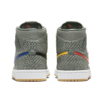 Jordan Air Jordan 1 Retro High Flyknit Clay Green logo