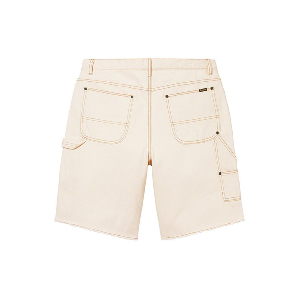Supreme SS22 Week 17 Cutoff Double Knee Denim Painter Short Logo