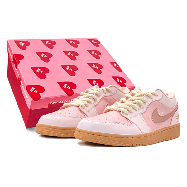 【 】 Jordan Air Jordan 1 Low Pink Gum