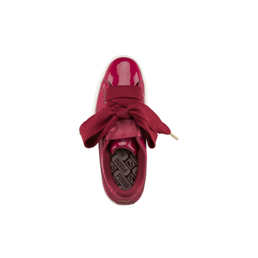 PUMA Basket Heart Patent Tibetan Red