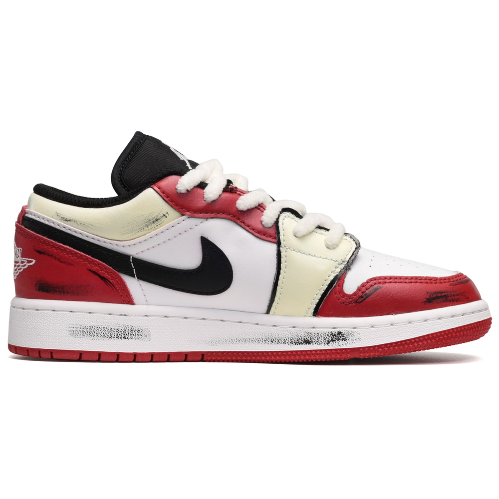 【 】 Jordan Air Jordan 1 Low Bred Toe