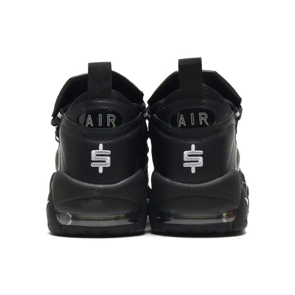 Nike Air More Money Black Metallic Silver