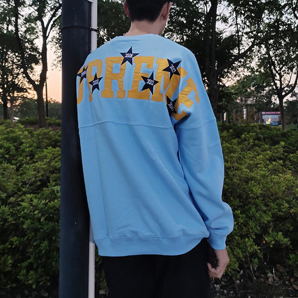 Supreme SS20 Week 4 Stars Crewneck Logo