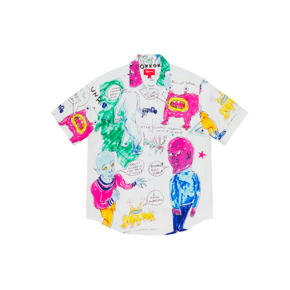 Supreme SS20 Week 12 x Daniel Johnston Rayon S/S Shirt