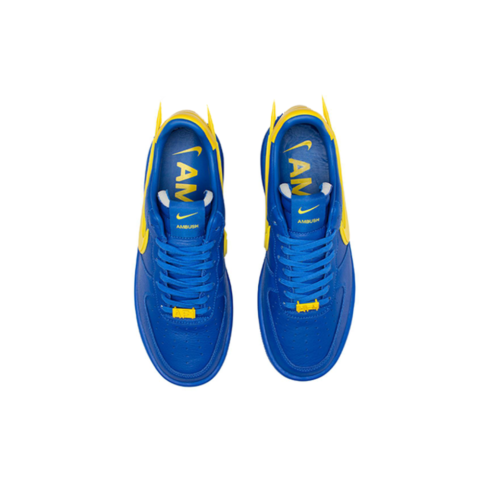 AMBUSH x Nike Air Force 1 "Game Royal and Vivid Sulfur"