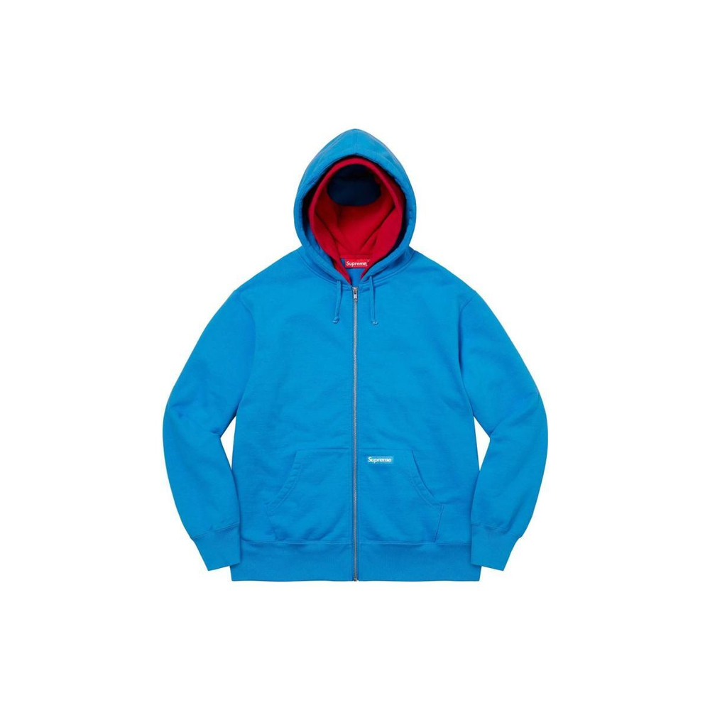 Supreme FW22 Week 19 Double Hood Facemask Zip Up Hooded Sweatshirt Logo