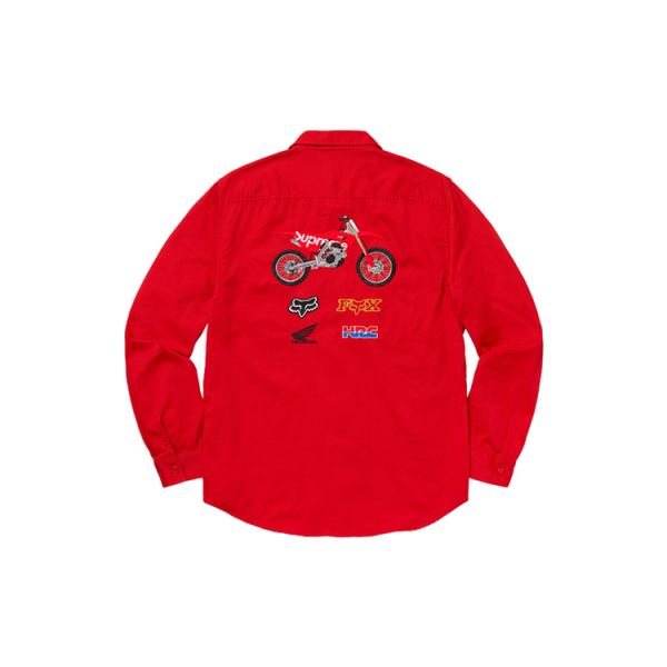 Supreme FW19 Week 6 x Honda x Fox Racing Work Shirt