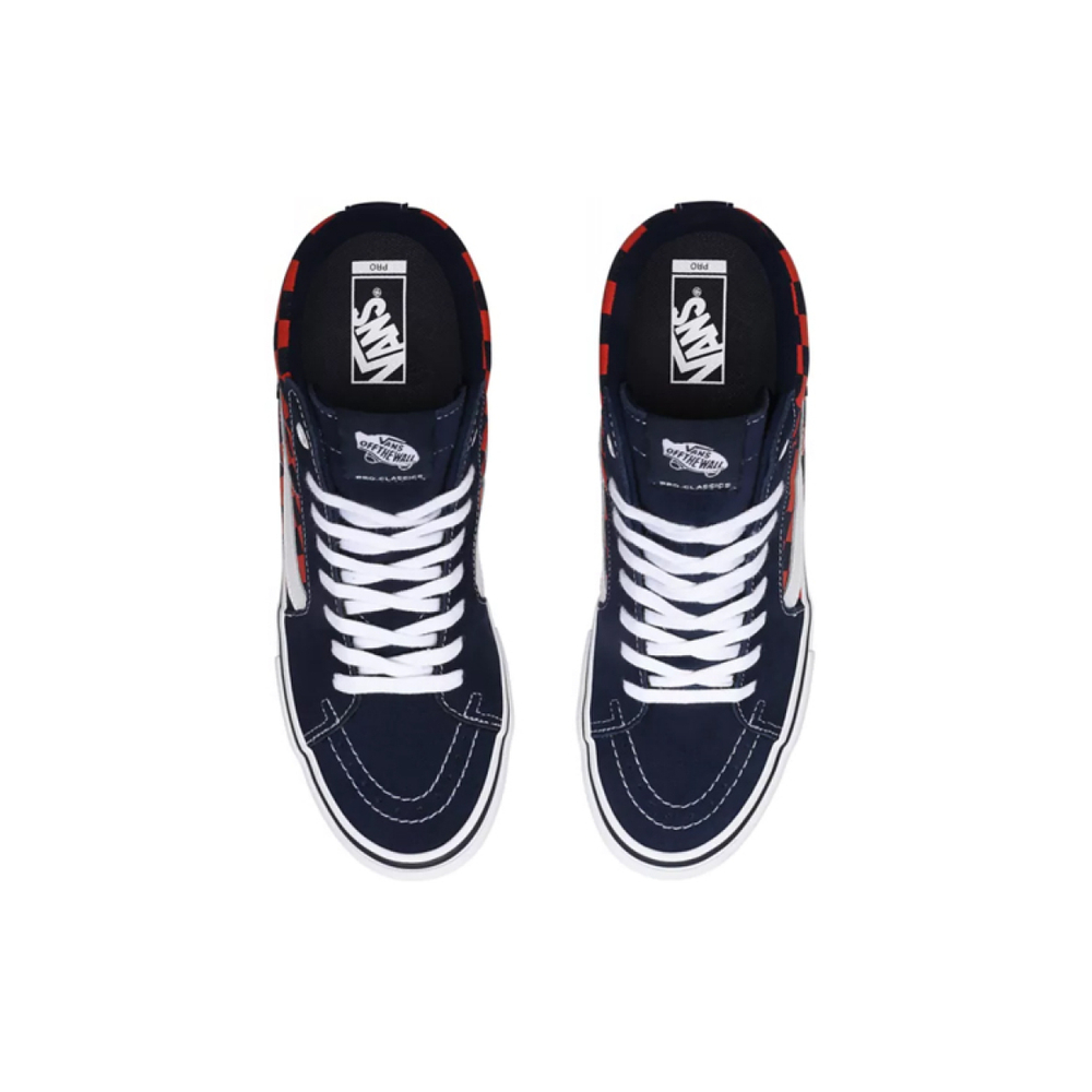 Vans SK8 Pro "Checkerboard Navy Orange"