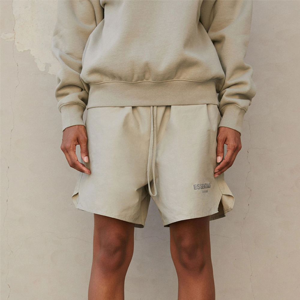 Fear of God Essentials FW21 Volley Short Pistachio Logo