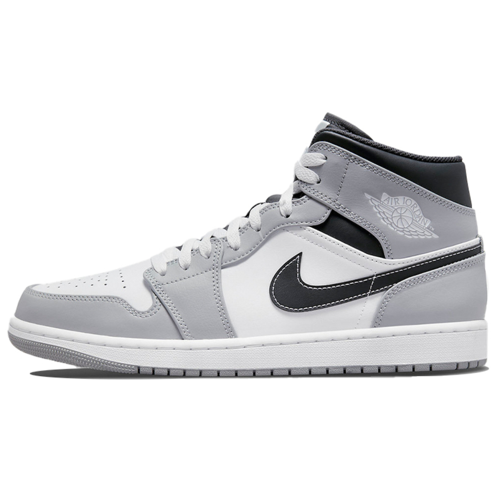 【 】 Jordan Air Jordan 1 Mid Light Smoke Grey