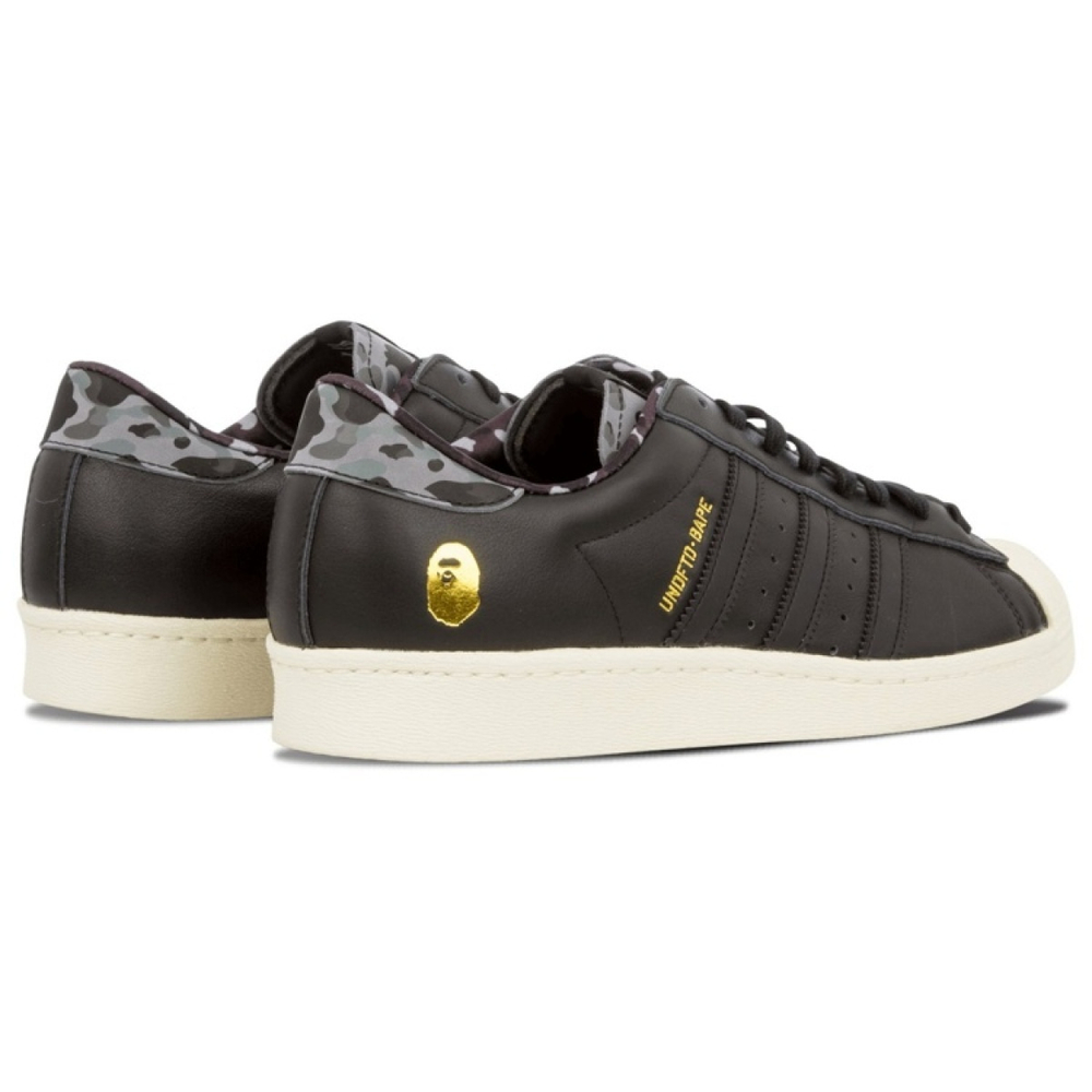 UNDEFEATED x BAPE BLACK x adidas originals Superstar 80s