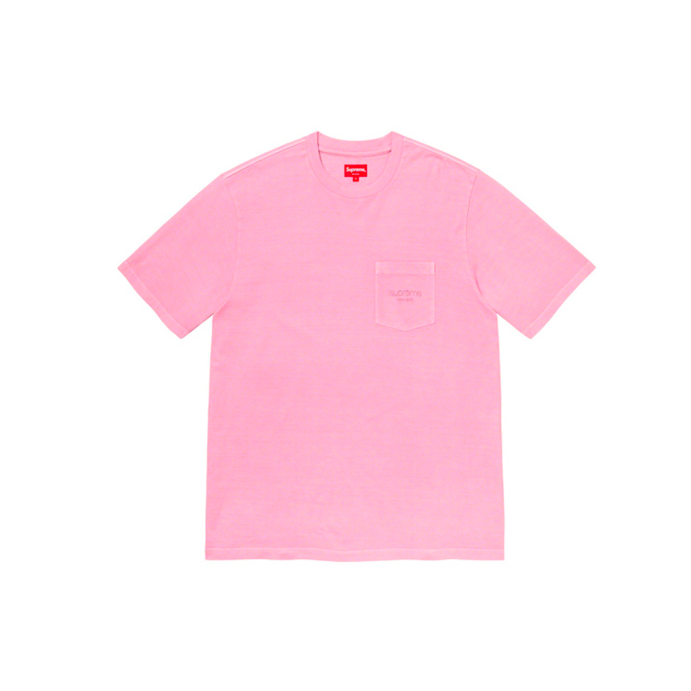 Supreme SS20 Week 16 Overdyed Pocket Tee Logo T
