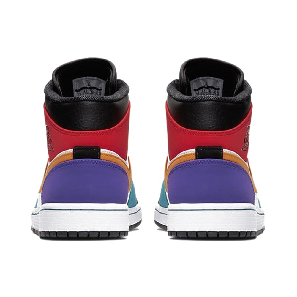 Jordan Air Jordan 1 Mid White/Red/Multi