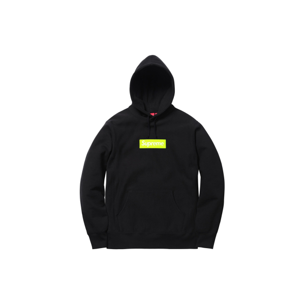 Supreme FW17 Box Logo Hooded Sweatshirt Black Bogo