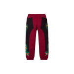 Supreme SS19 x Jean Paul Gaultier Floral Print Sweatpant Burgendy